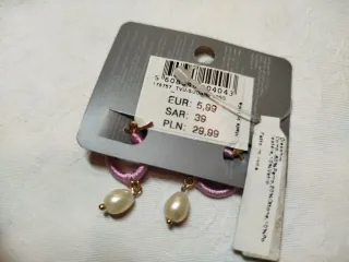 Orecchini Parfois perla, nuovi 