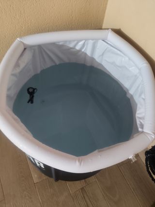 Bañera Alma Recovery Negra con termómetro 