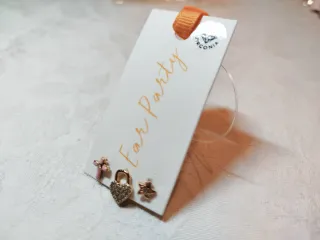 Orecchini Parfois, croce cuore stella, nuovi 