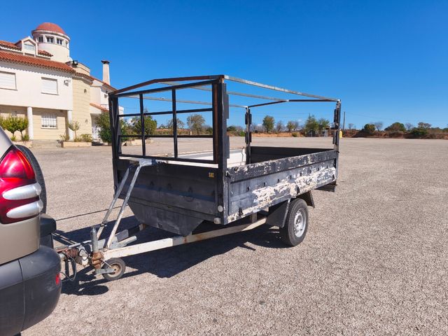 Remolque 1 eje, placa roja, lona