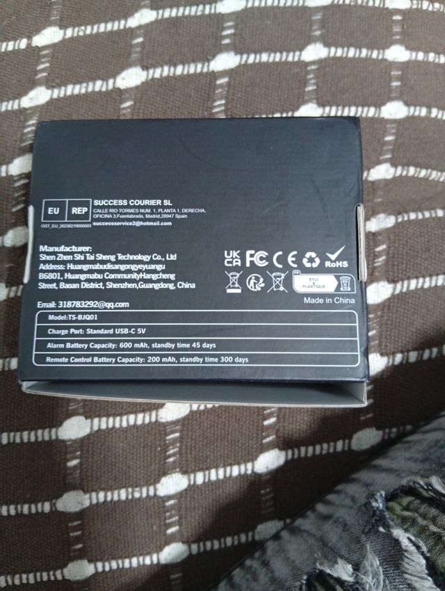 Alarma Antirrobo eMjolRay TS-BJQ01