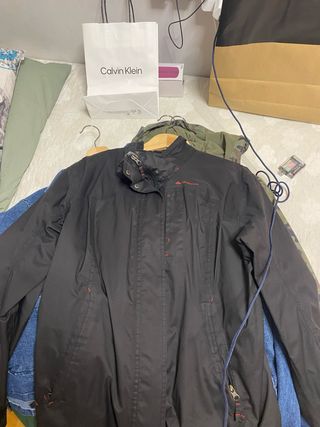 Impermeable Quechua Mujer Talla XL Negra