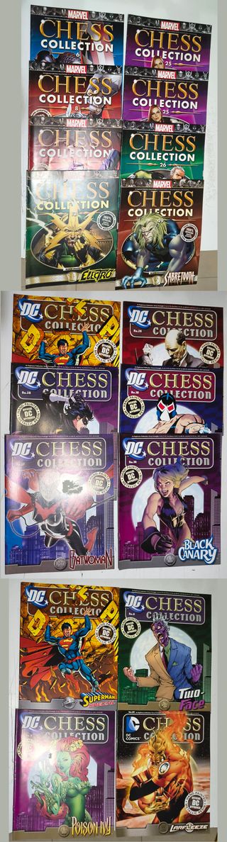 Revistas Marvel + DC Chess Collection