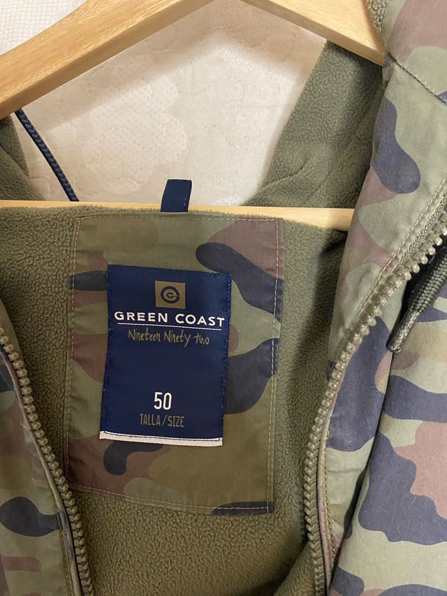 Chaqueta Camuflaje Green Coast Talla 50