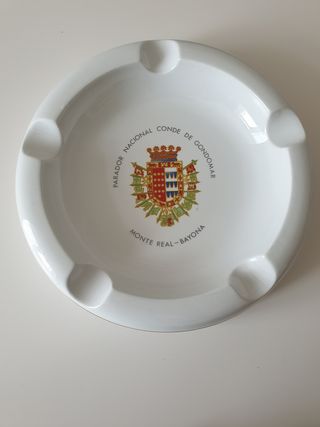 Cenicero Parador Nacional Conde Gondomar vintage 