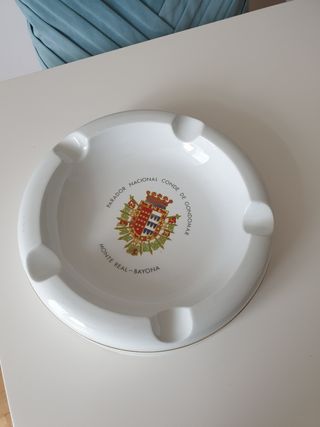 Cenicero Parador Nacional Conde Gondomar vintage 
