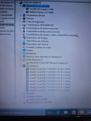ASUS i7-2670qm / 16GB RAM / SSD 240GB