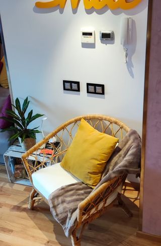 Super Sillón mimbre Ikea 