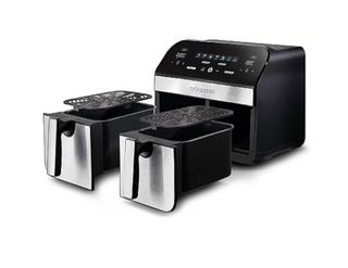 Freidora Aire Doble Compartimento Gourmia