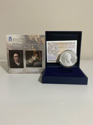 Moneda 10 eruos Plata España 2011 Goya La Maja