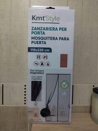 Cortina Mosquitera KmtStyle 110x220cm Cierre Magné