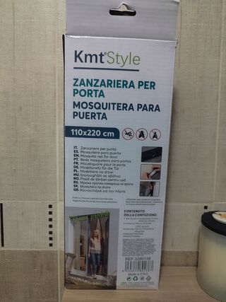 Cortina Mosquitera KmtStyle 110x220cm Cierre Magné