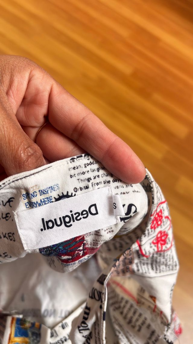 Vestido Desigual Multicolor Talla S