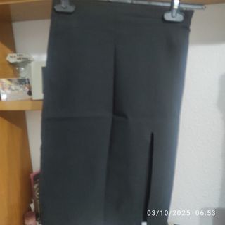 Traje Zara Negro Falda Tubo Talla 40