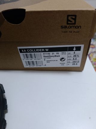 Zapatillas Trail Salomon Negras