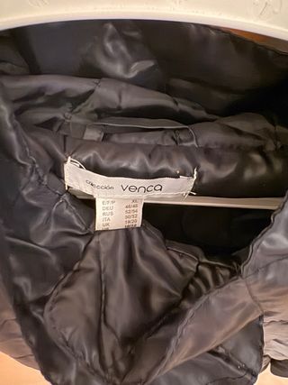 Anorak acolchado azul marino