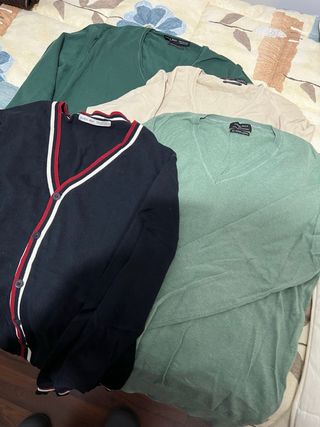 Lote 4 jerséis Zara Talla L