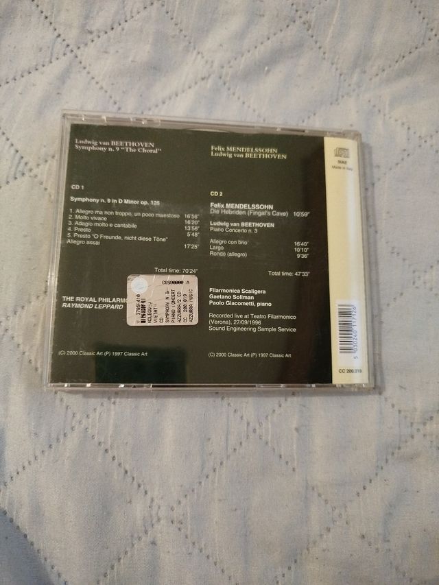 CD Beethoven Mendelssohn - Platinum 2