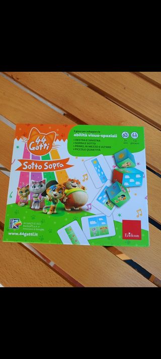 44 Gatti Gioco da Tavolo Sotto Sopra per bambini 