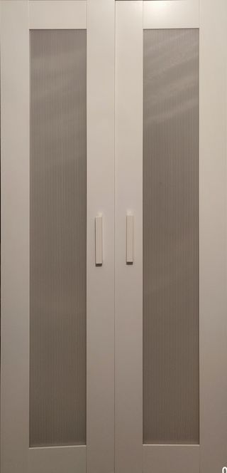 Armario blanco puertas cristal Ikea