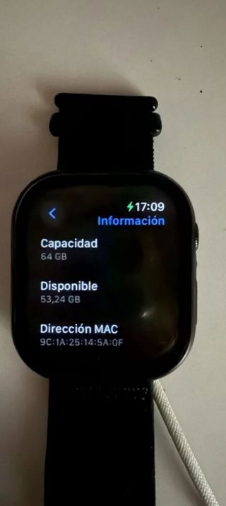 Apple Watch Negro Correa Negra