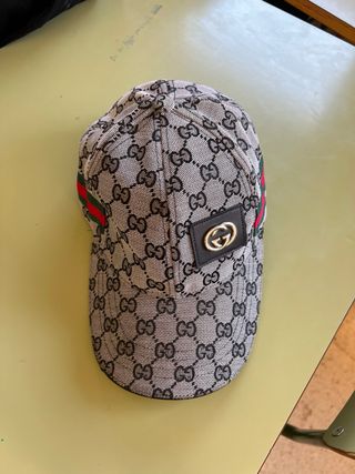 Gorra Gucci Gris GG Monogram