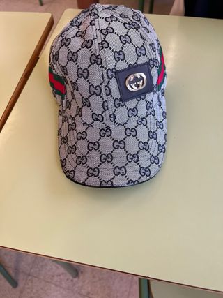 Gorra Gucci Gris GG Monogram