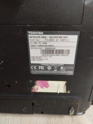 Portátil Toshiba Satellite C650