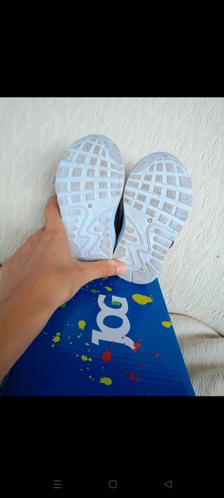 Scarpe bambino con luci n 20 nuove blu e rosse 