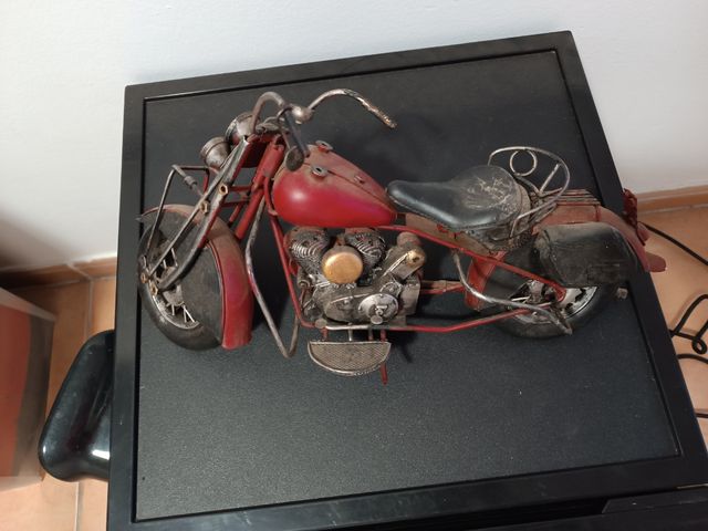 Moto Antigua Decoración.