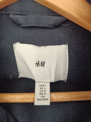 Sobrecamisa H&M Azul Talla M
