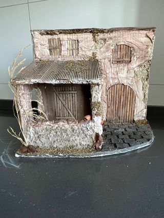 Casas para belenes artesanales