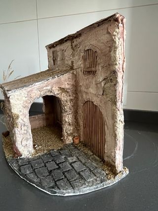 Casas para belenes artesanales