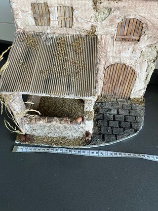 Casas para belenes artesanales