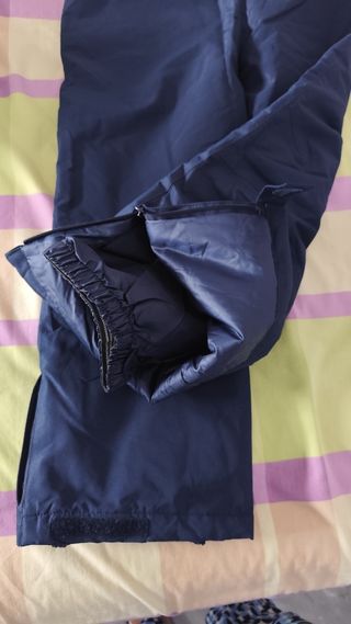 Pantalón de esquí azul con tirantes