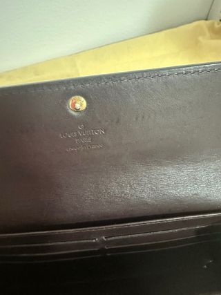 Billetera Louis Vuitton Negra Charol