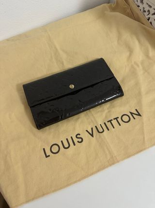 Billetera Louis Vuitton Negra Charol