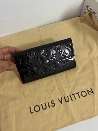 Billetera Louis Vuitton Negra Charol