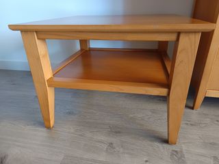 Mesa auxiliar madera baja
