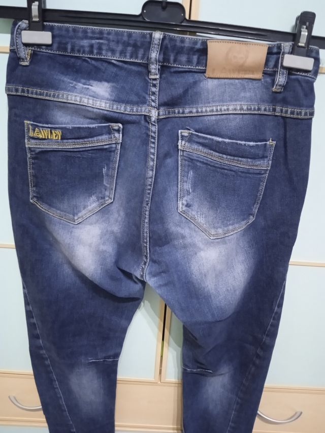 Jeans Lawley Uomo Slim Blu Taglia M