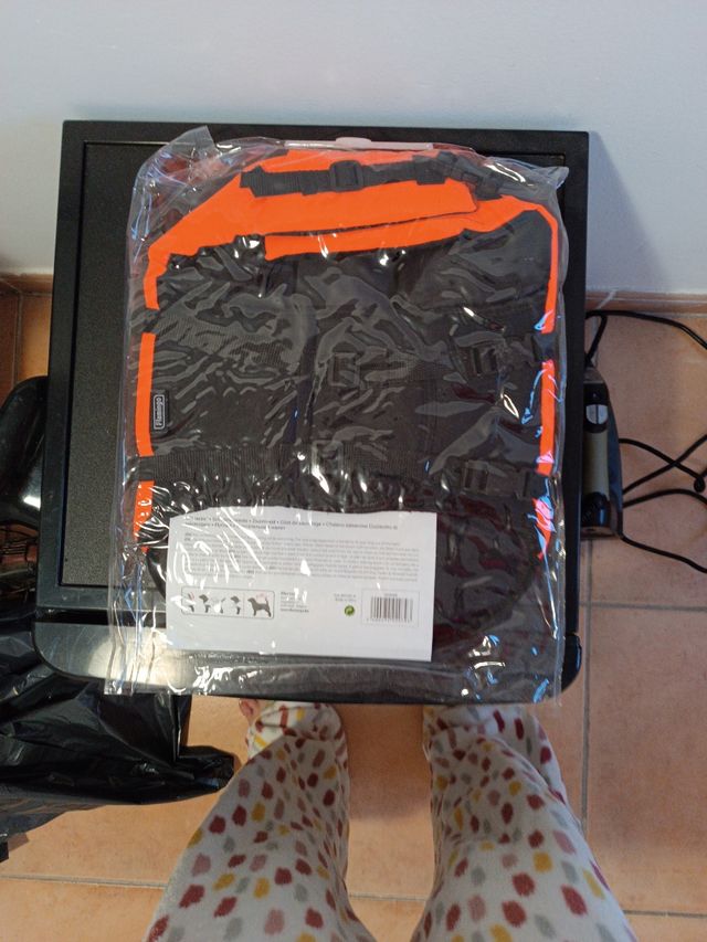 Chaleco salvavidas para perros Flamingo Talla M