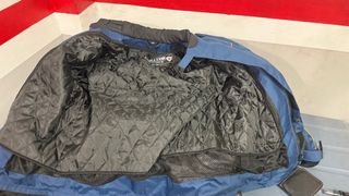 Chaqueta de moto azul