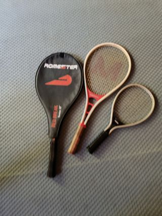 Lote de 3 raquetas de tenis