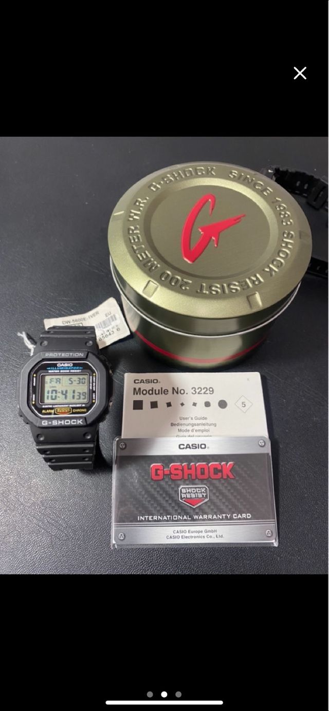 Casio G-Shock DW-5600E Negro