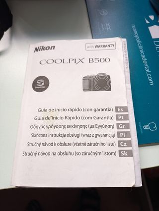 Cámara Nikon Negra Zoom Óptico 40x
