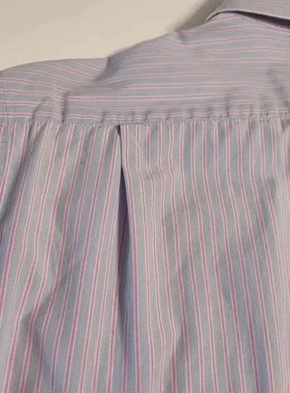 Camisa Ungaro Talla L Rayas Azul y Rosa