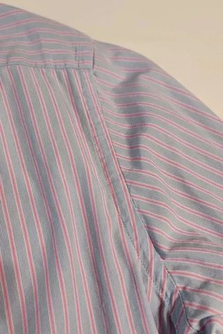 Camisa Ungaro Talla L Rayas Azul y Rosa