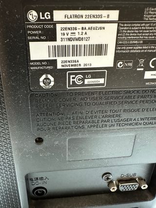 Monitor LG 22 22EN33SA