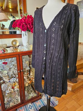 Cardigan Mon Amour lungo donna tg S