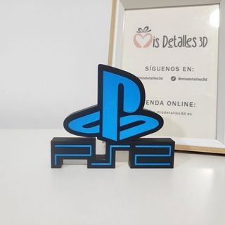 Letreros consola Playstation PS2,PS3,PS4,PS5 3d